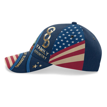 God Family Country - Personalized Classic Cap