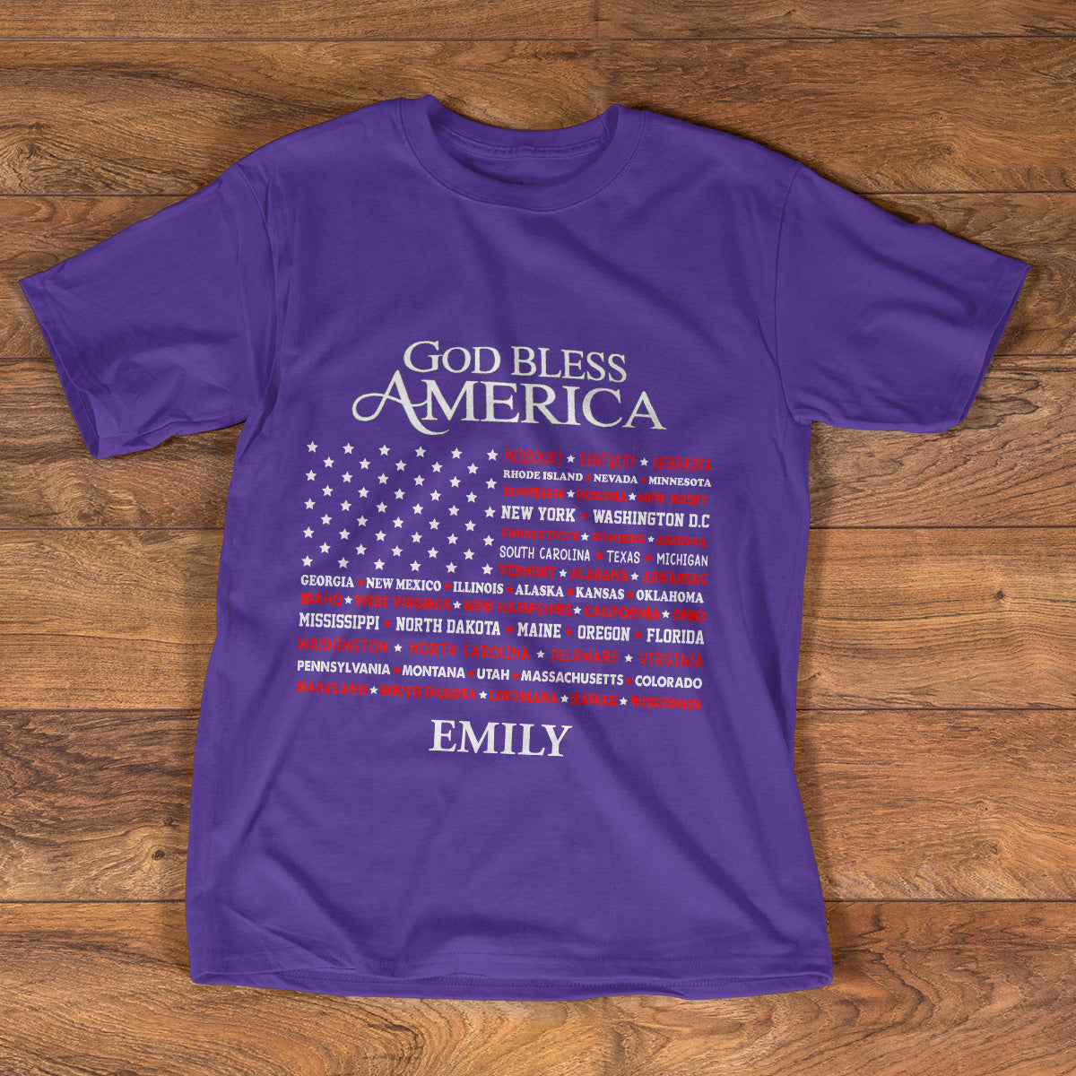 God Bless America - Personalized Unisex T-shirt GMJSTS200059