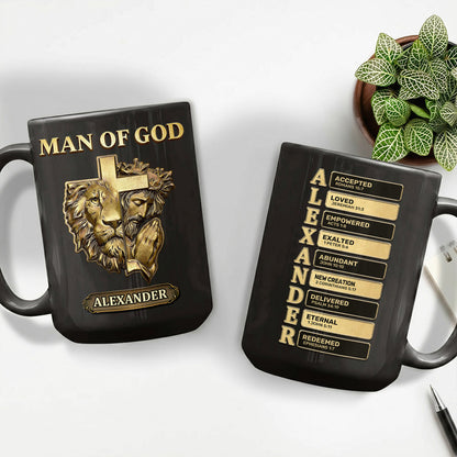 Man Of God Inspiration - Personalized Ceramic Coffee Mug