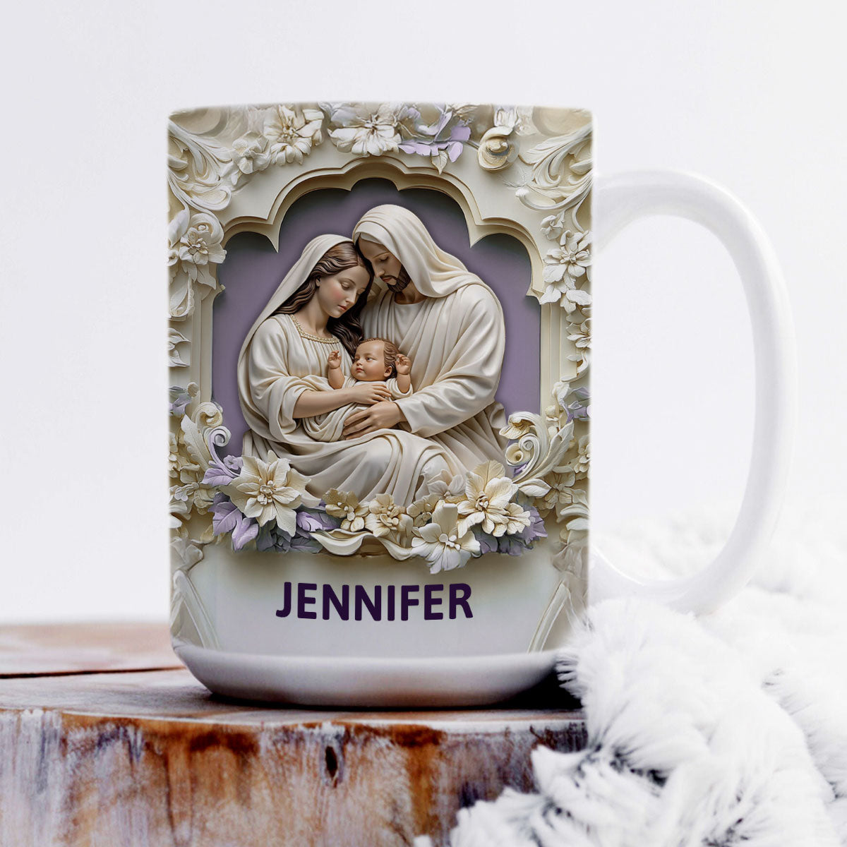 Blessed Is She - Personalized Ceramic Mug