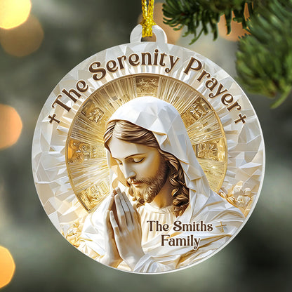 The Serenity Prayer - Personalized Acrylic Ornament GOJS10119