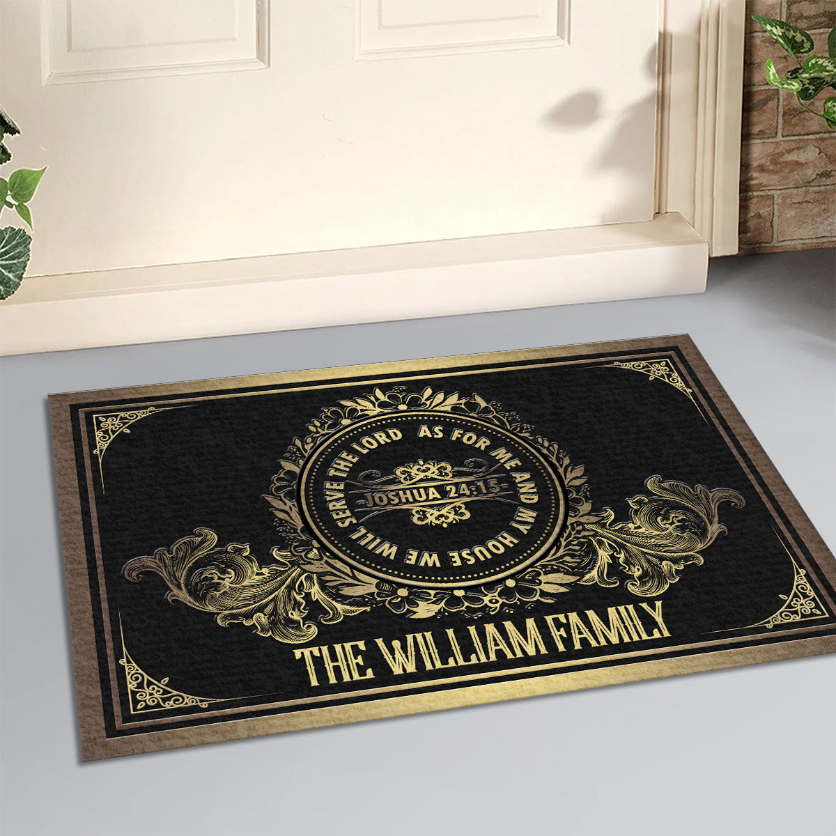 Bible Verse - Personalized Doormat for Home Decor GDMJS10104