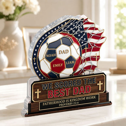 Best Dad - Personalized Acrylic Plaque for Him GAPJS10033