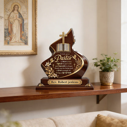 Love of God - Personalized Acrylic Plaque - Gift for Pastor GAPJS10094