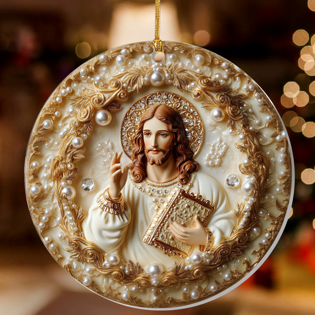 Christ The Teacher - Acrylic Ornament - Christian Faith Home Decor GOJS10064
