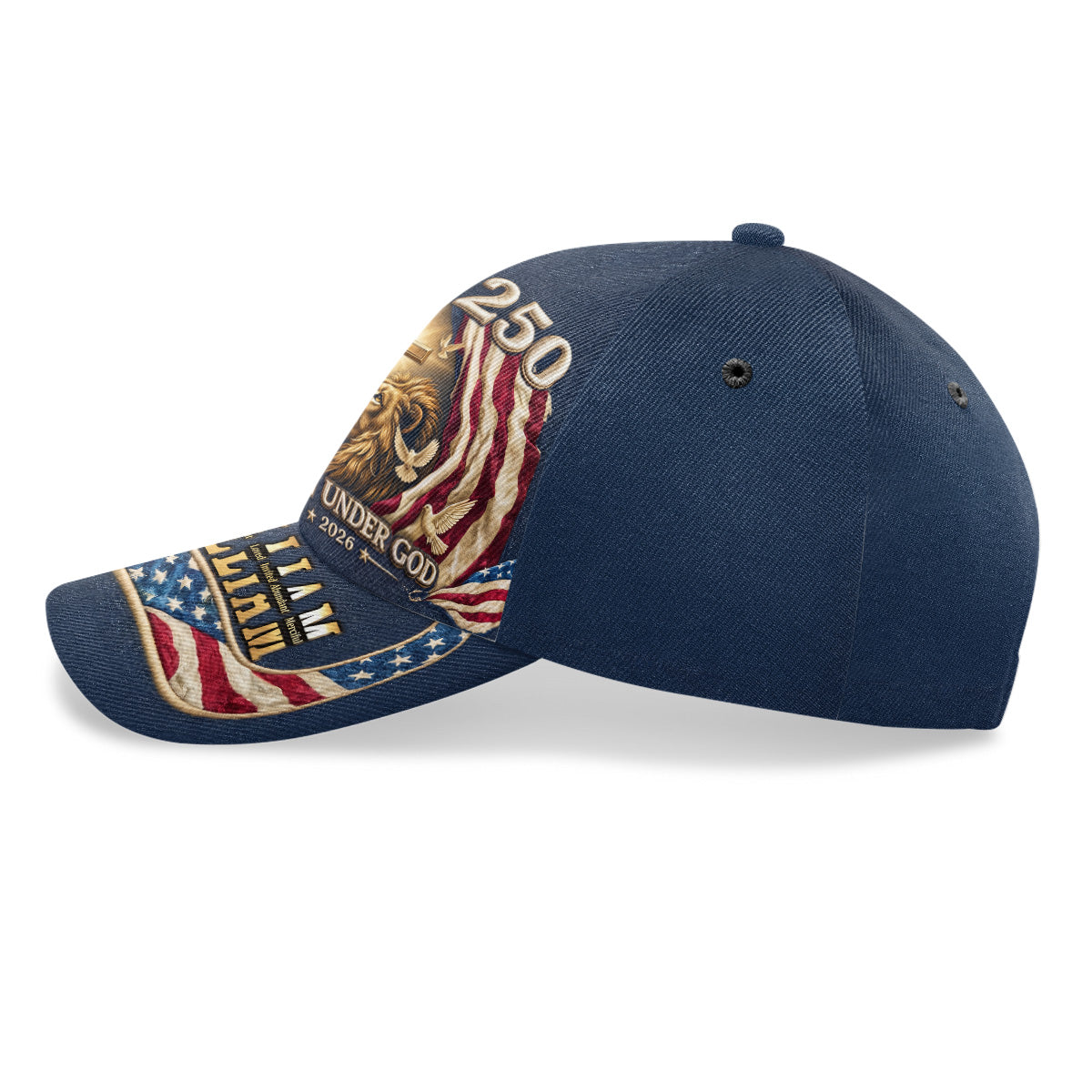 One Nation Under God - Personalized Classic Cap