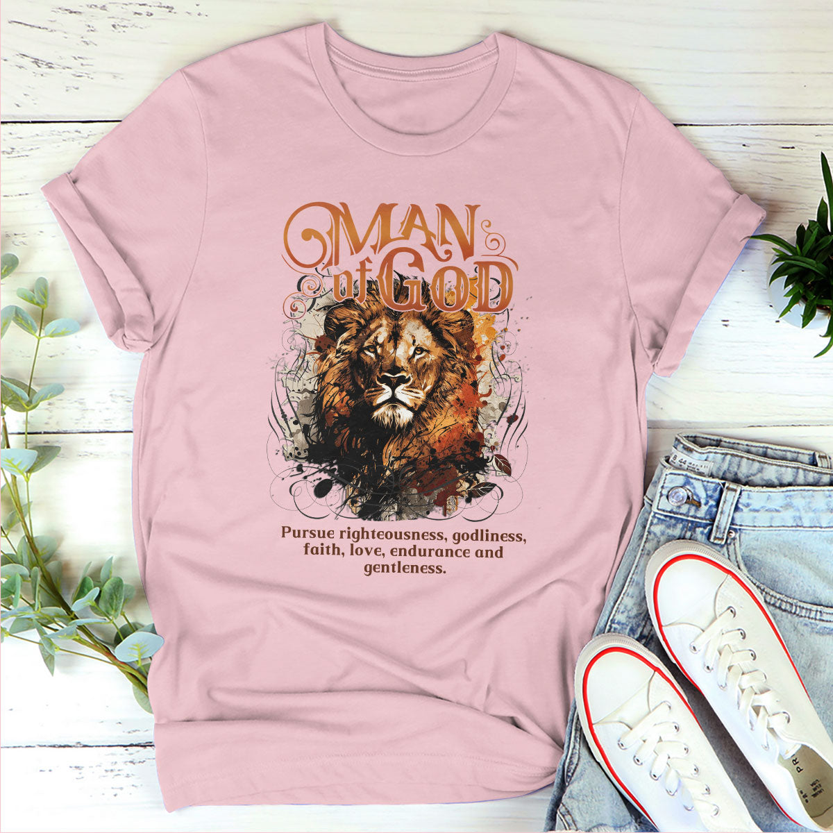 Man Of God - 2D Unisex T-shirt GMJSTS200083