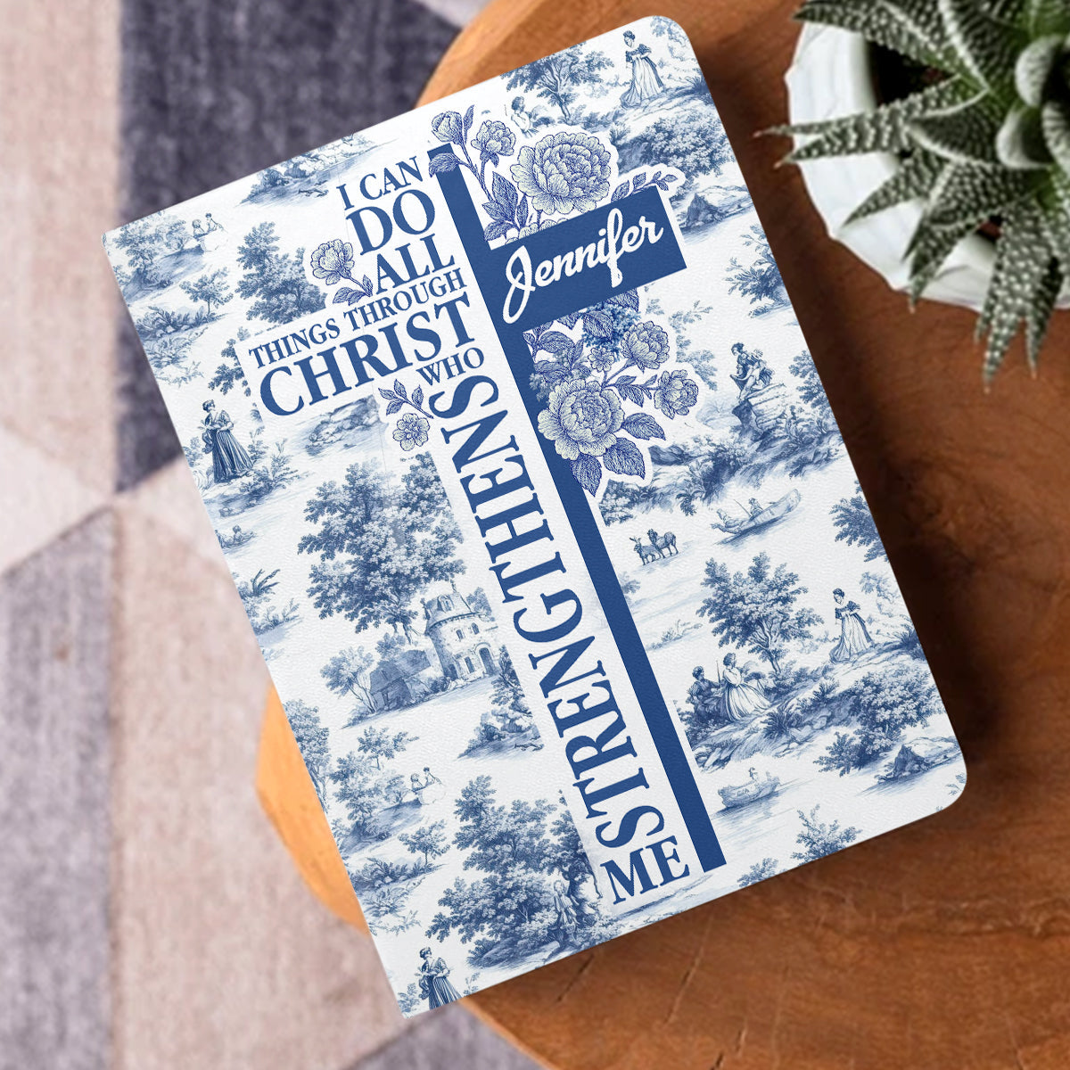 Philippians 4:13 Gift for Women - Personalized Notebook GMJSNB200056