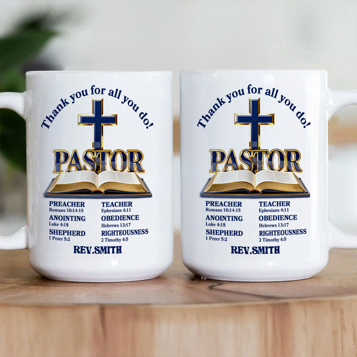 Guided By The Cross - Personalized Ceramic Coffee Mug