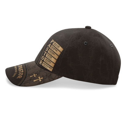 Faith and Sacrifice - Personalized Classic Cap for Pastor