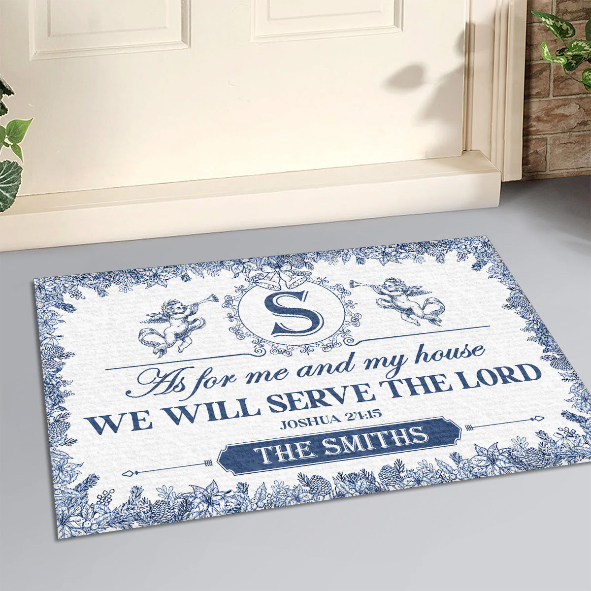 Bible Verse - Personalized Doormat for Home Decor