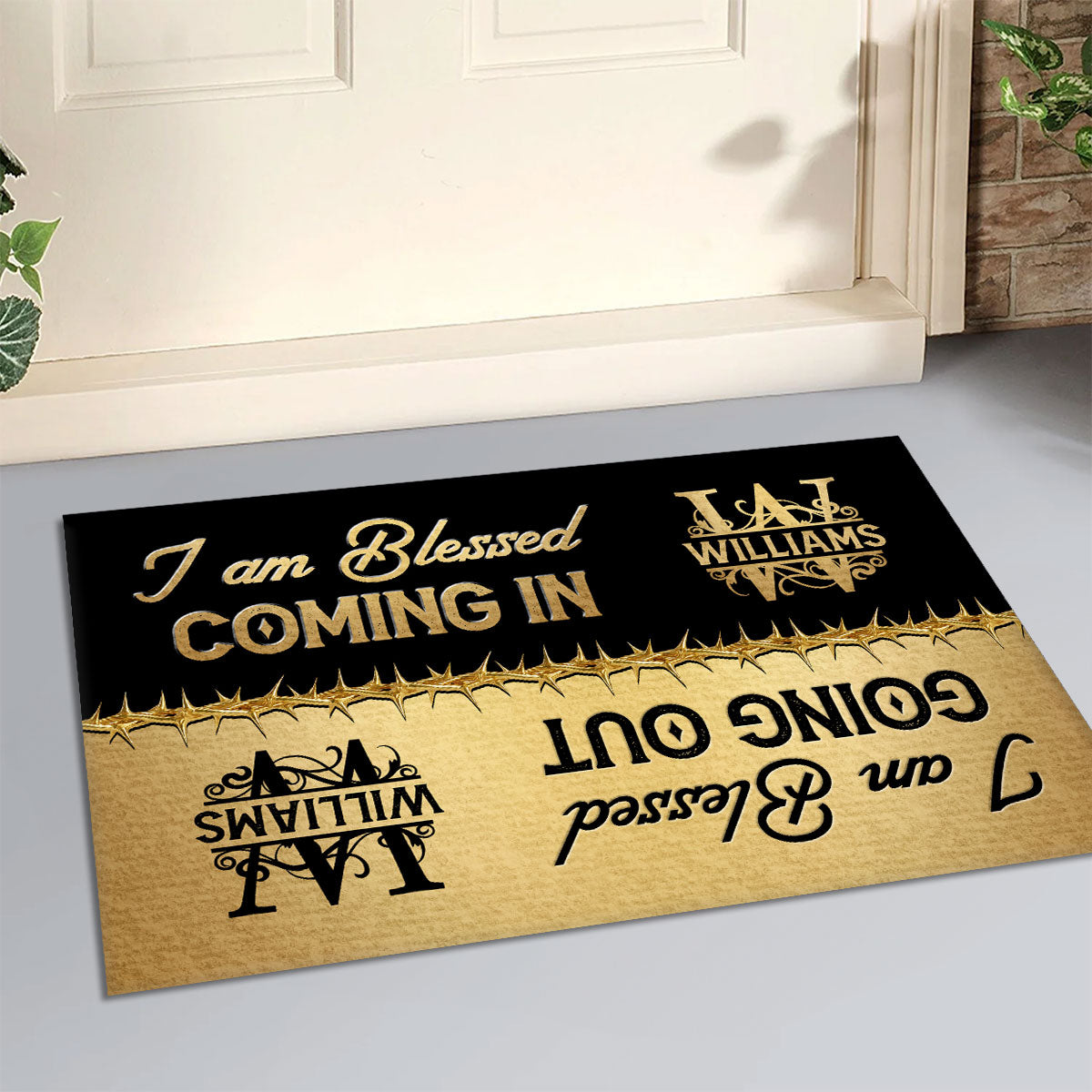 Eternal Blessing - Personalized Doormat for Family