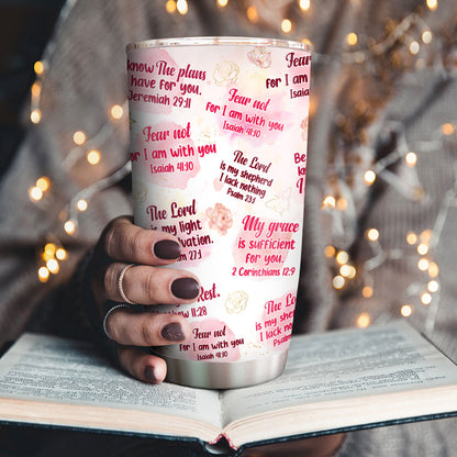 Faith-Inspired Gift for Women - Personalized Stainless Steel Tumbler