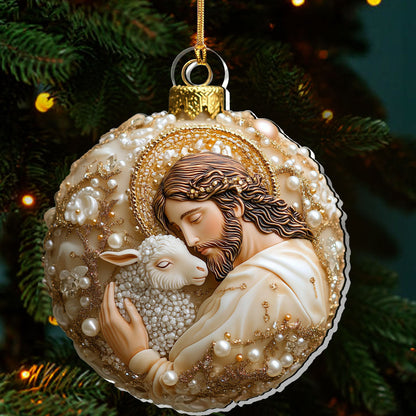 Jesus The Good Shepherd - Acrylic Ornament - Gift for Family GOJS10054