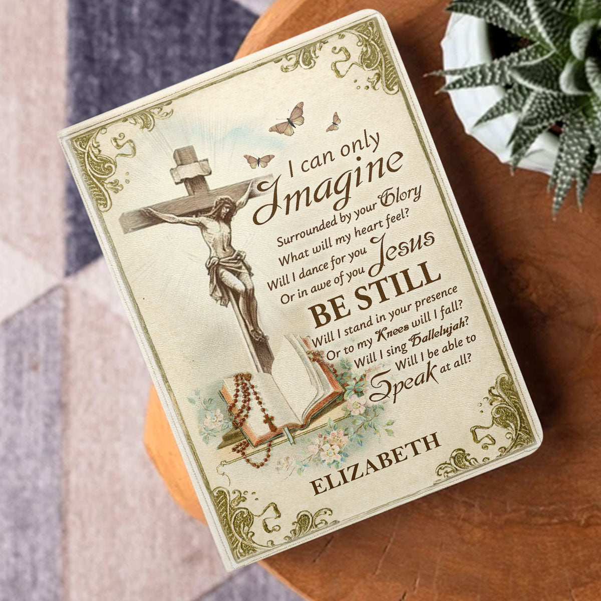I Can Only Imagine - Personalized Leather Notebook GMJSNB200117