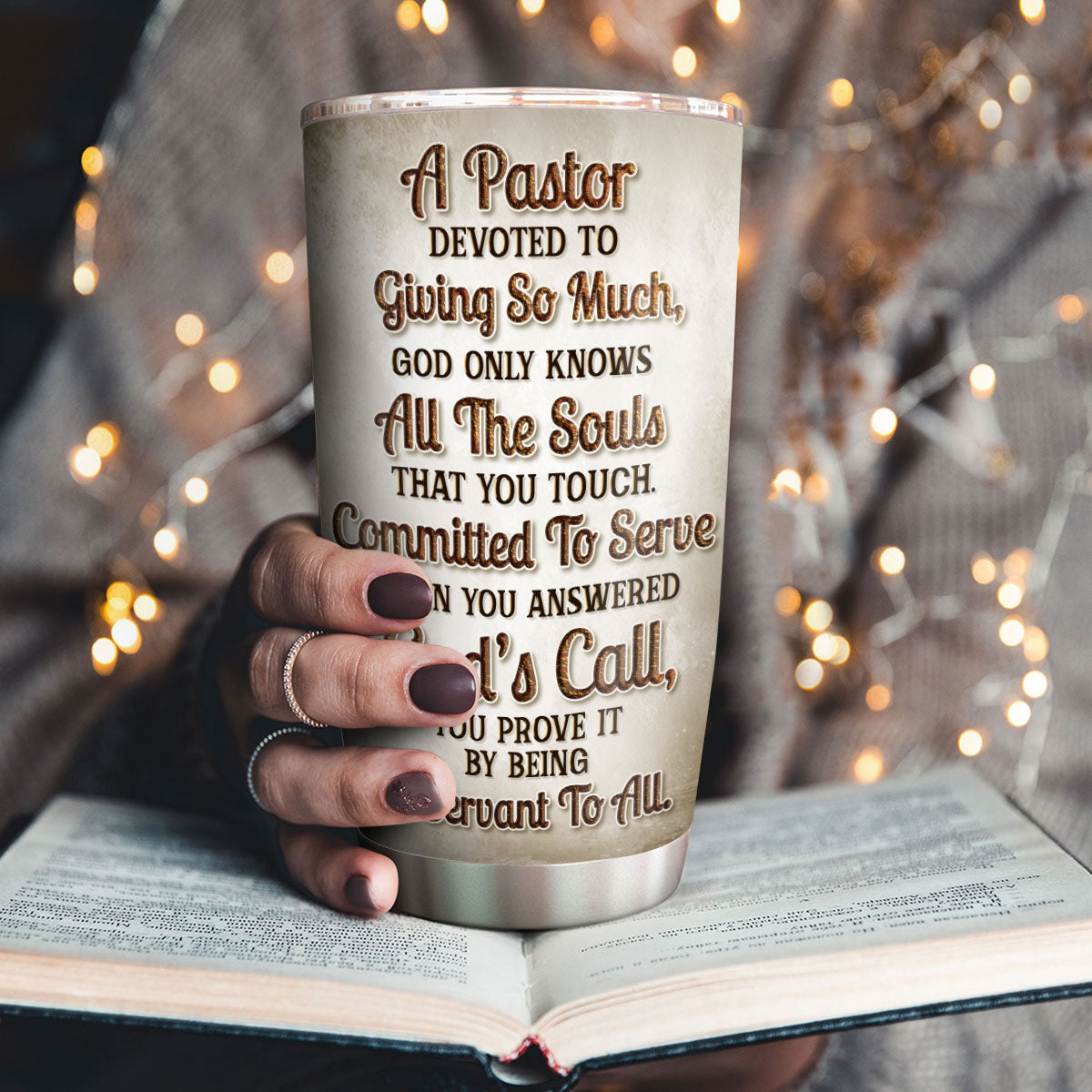 Faith-Inspired - Personalized Stainless Steel Tumbler 20oz