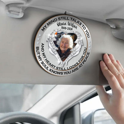 Peaceful Soul - Memorial Car Visor Clip Keepsake