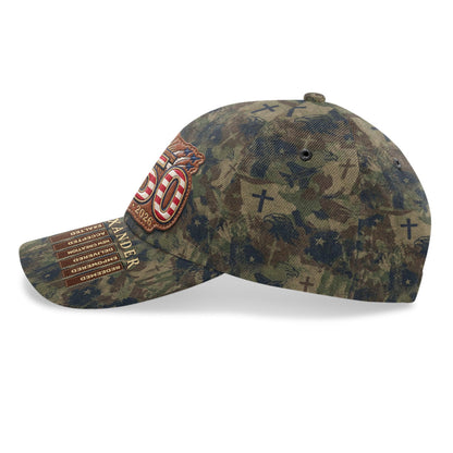 Faith and Service - Personalized Camo Classic Cap