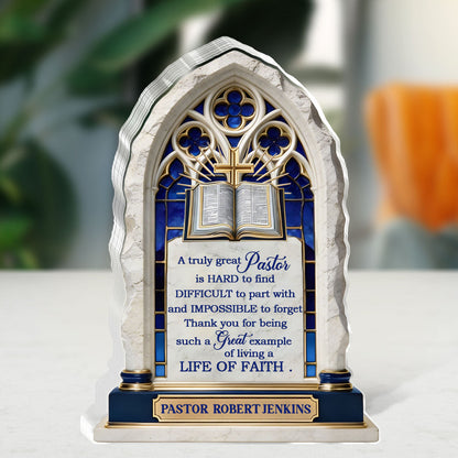 Inspirational Faith Keepsake - Personalized Acrylic Plaque GAPJS10097
