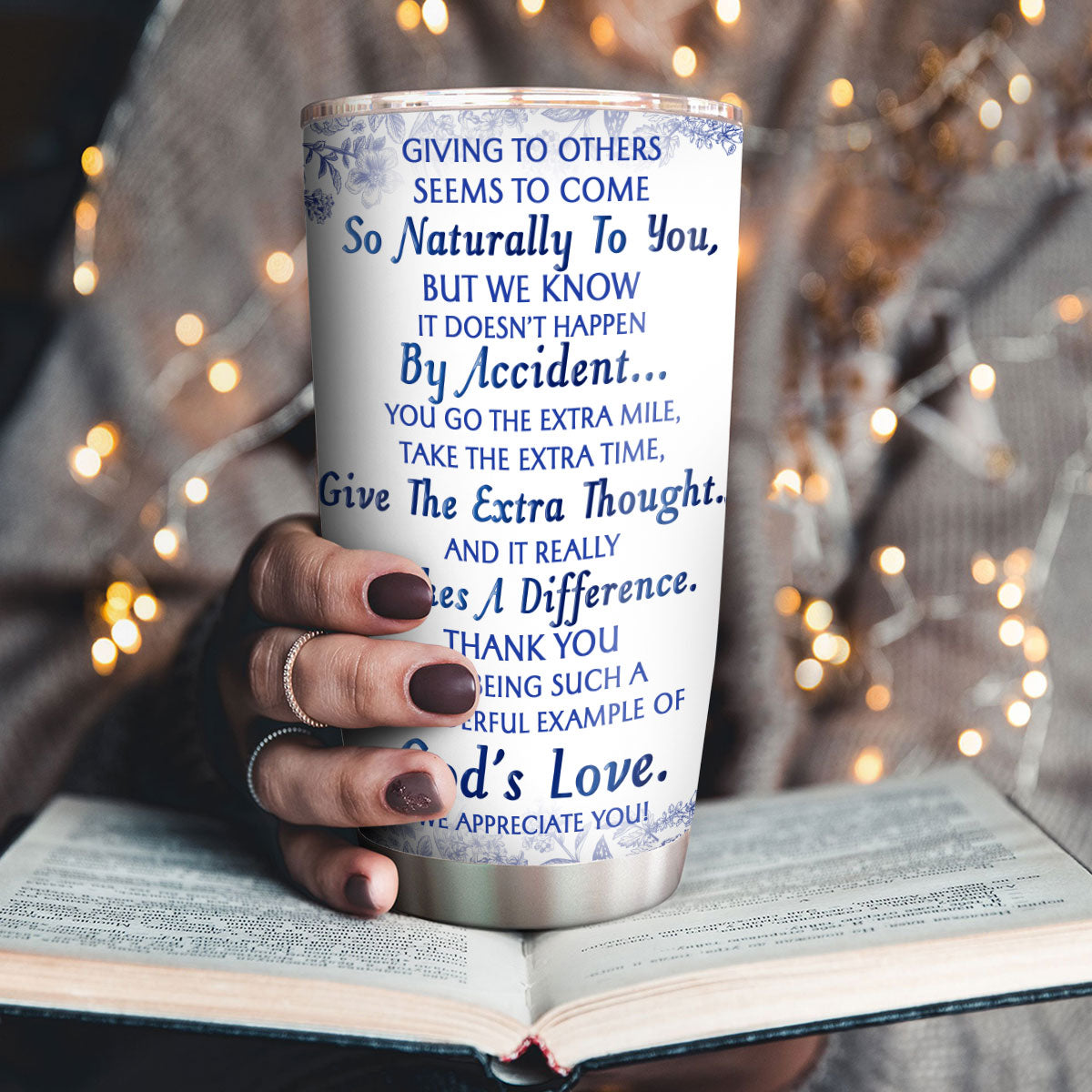 Faith-Inspired Gift for Pastor's Wife - Personalized Stainless Steel Tumbler