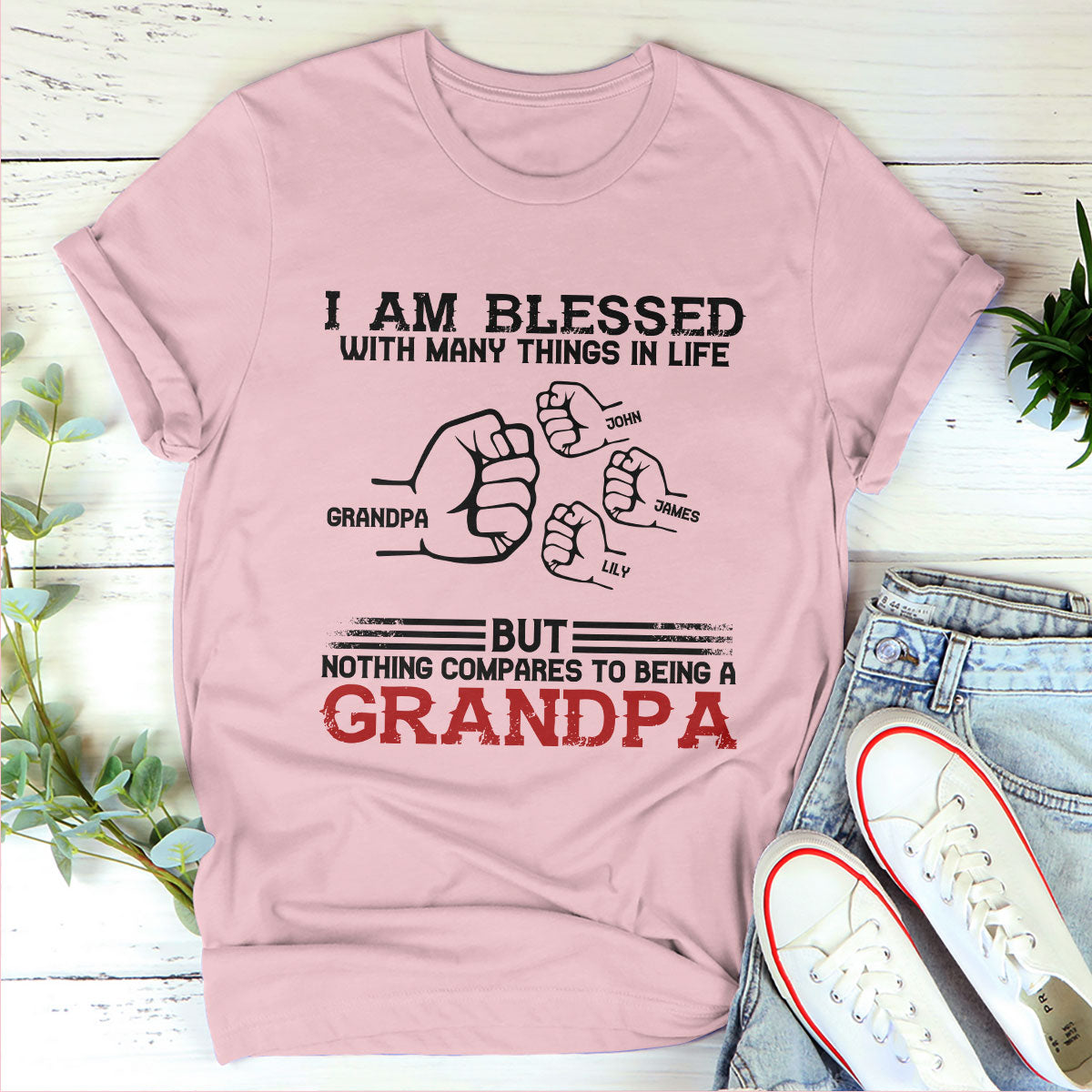 I Am Blessed - Personalized 2D Unisex T-shirt GMJSTS200081