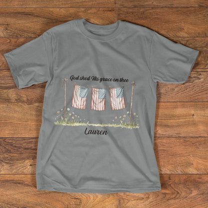 God Shed His Grace On Thee - Personalized 2D Unisex T-shirt GMJSTS200056