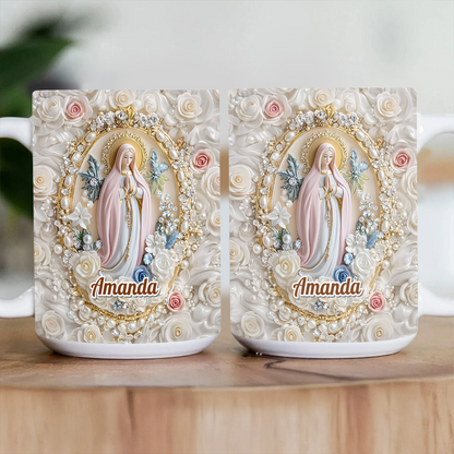 Blessed Mary Prayer - Personalized Coffee Mug