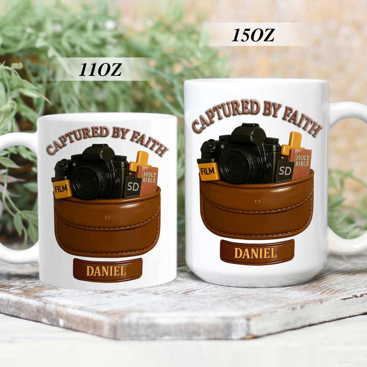 Captured By Faith - Personalized Christian Coffee Mug