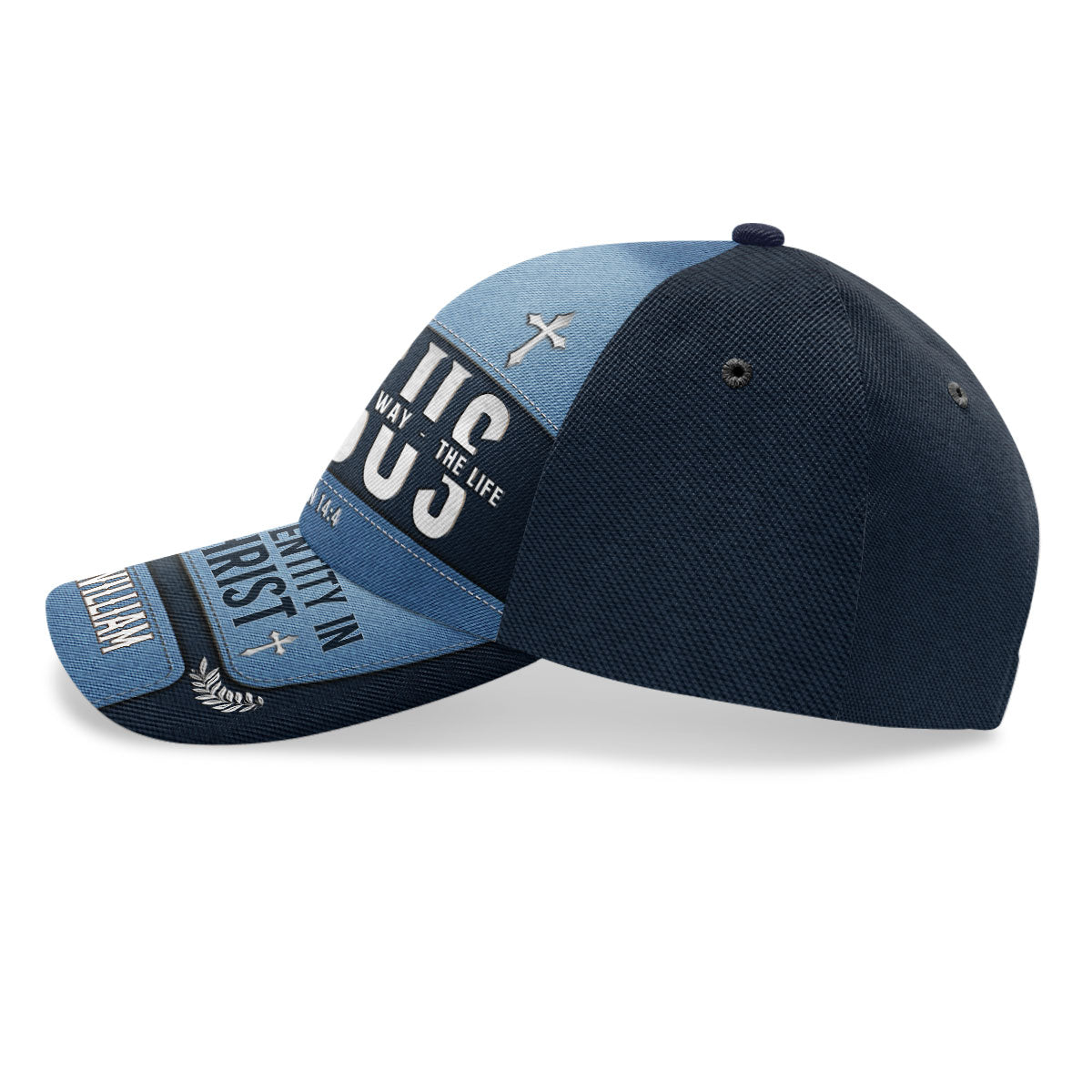 Jesus The Truth The Way The Life - Personalized Classic Cap