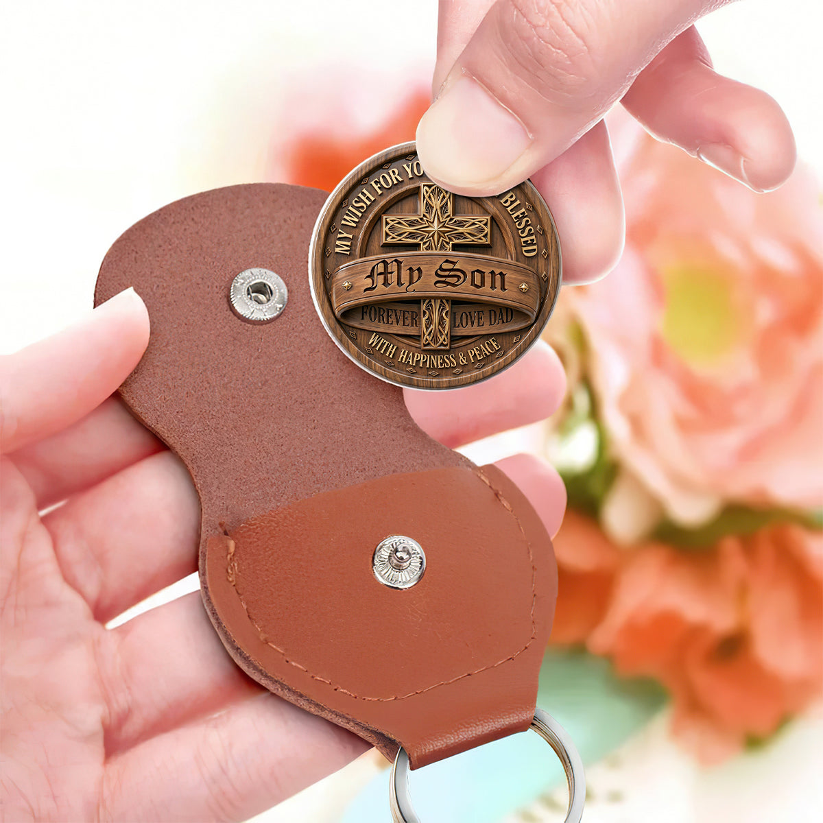 My Wish For You Is A Life Blessed - Personalized Pocket Hug Keepsake