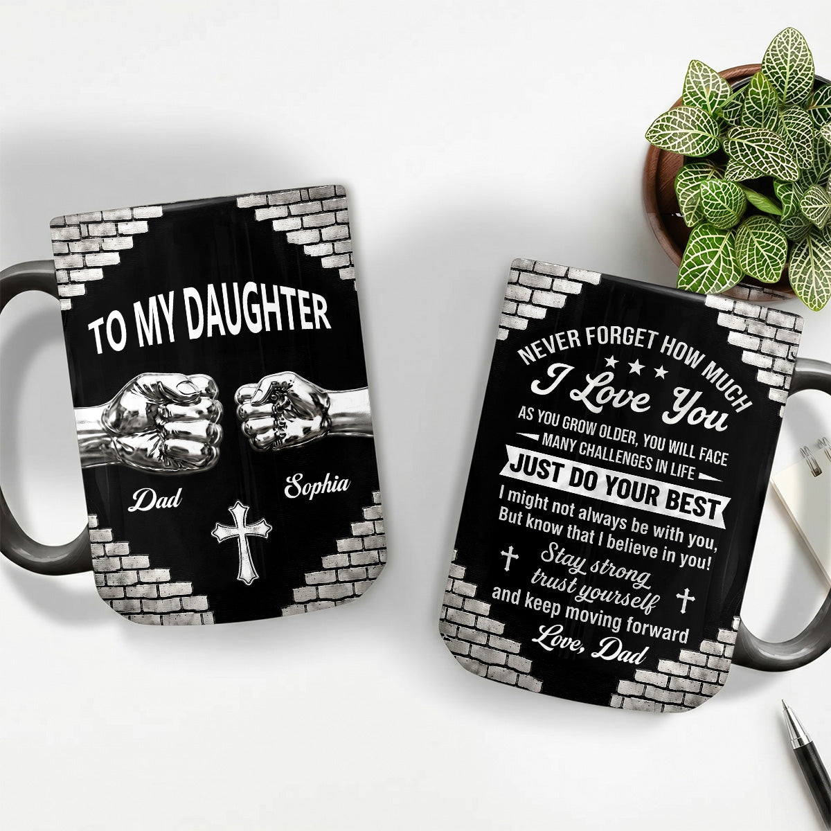 Just Do Your Best - Personalized Coffee Mug for Her