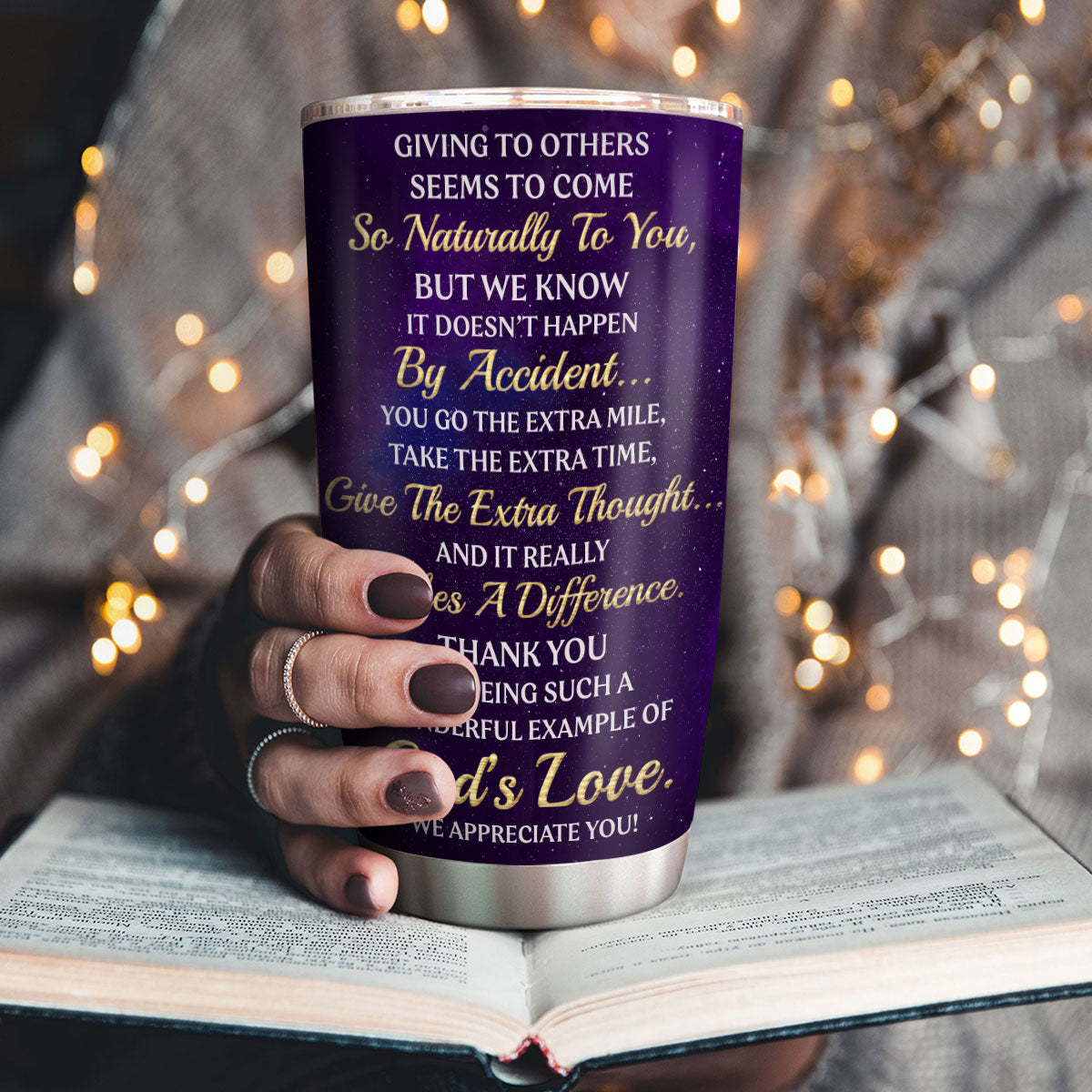 Faith-Inspired Stainless Steel Tumbler - Personalized Gift for Pastor's Wife