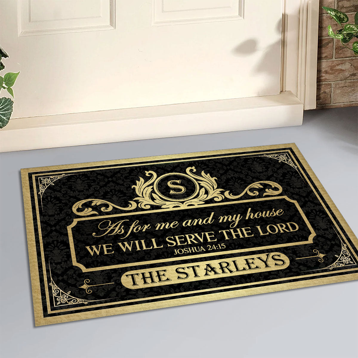 Faith House Doormat - Personalized Home Decor