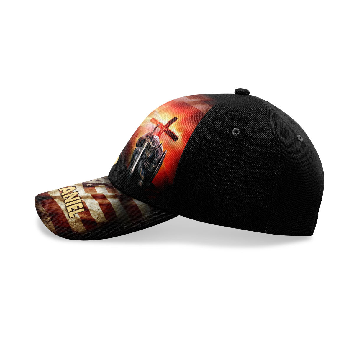 Stand For The Flag Kneel Before God - Personalized Classic Cap