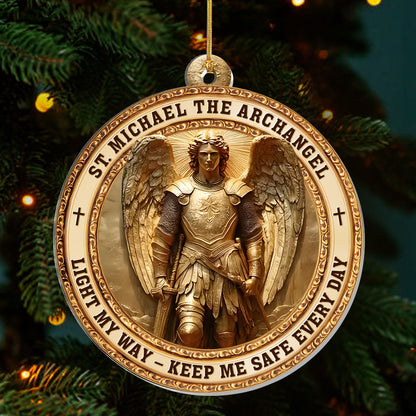 Archangel Michael Guardian - Acrylic Ornament GOJS10057