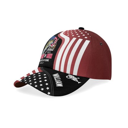 Jesus Made Me A Fisher Of Men - Personalized Classic Cap