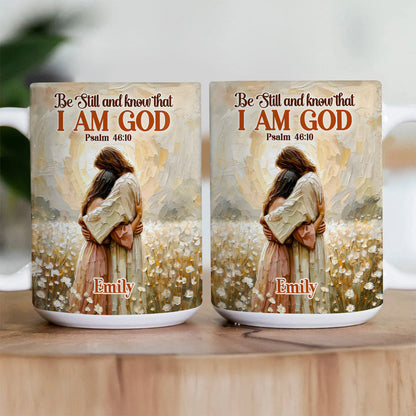 Be Still And Know That I Am God - Personalized Ceramic Coffee Mug