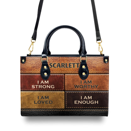Faith-Inspired - Personalized Leather Handbag GMJSLB200079