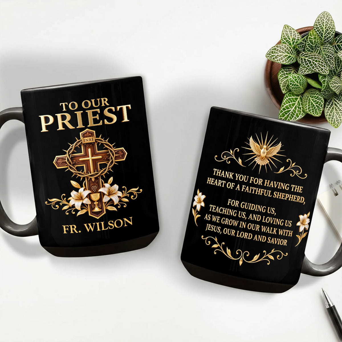 Faithful Shepherd - Personalized Ceramic Coffee Mug