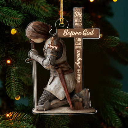 Faith-Themed - Personalized Acrylic Ornament GOJS10314