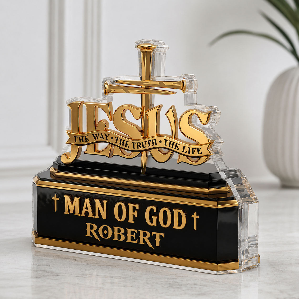 Jesus The Way The Truth The Life - Custom Shaped Acrylic GAPJS10052