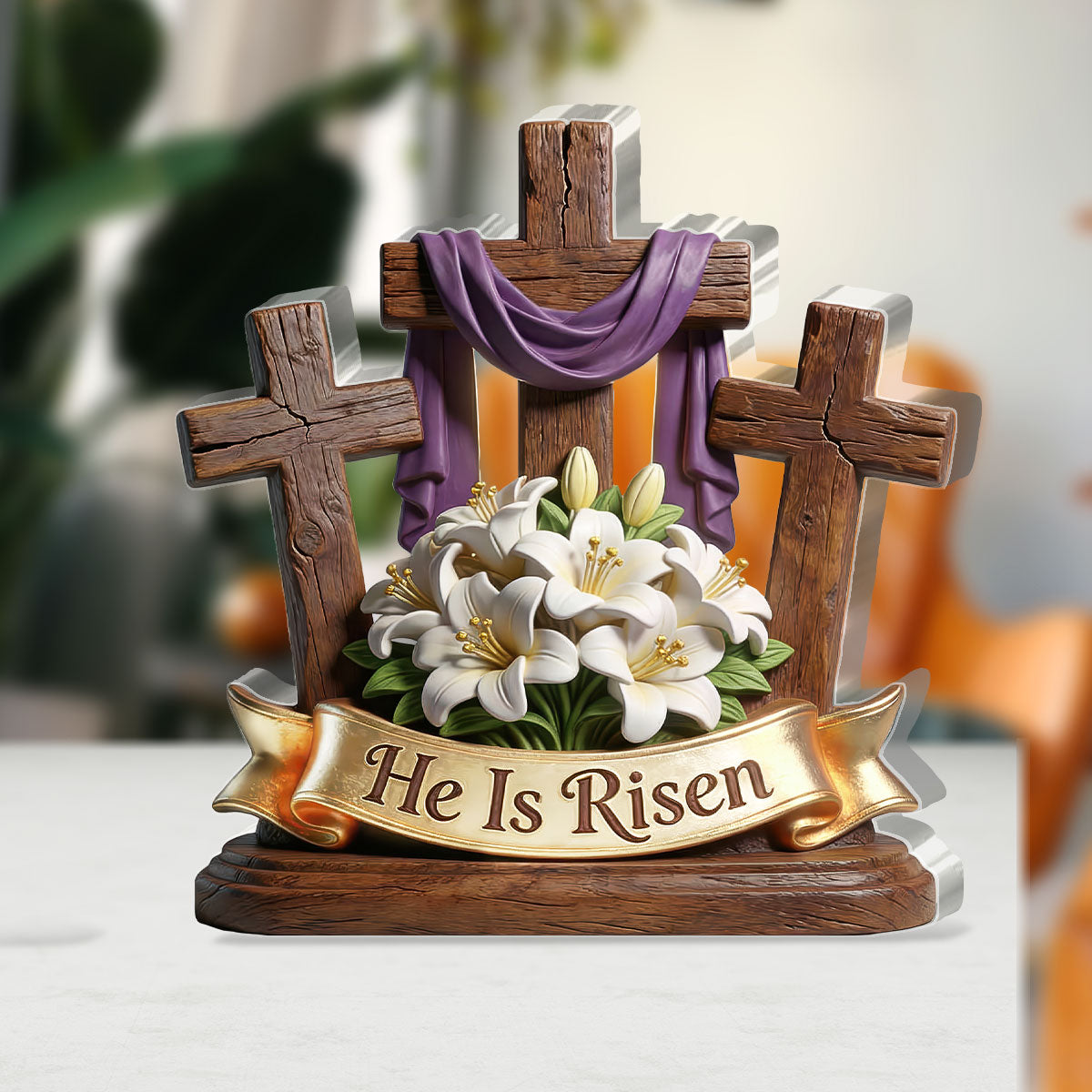 Victory Of The Risen King - Custom Shaped Acrylic Plaque GAPJS10121