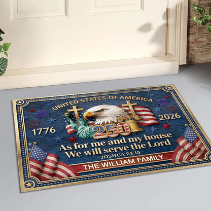 Faith Quote - Personalized Doormat for Home Decor GDMJS10009