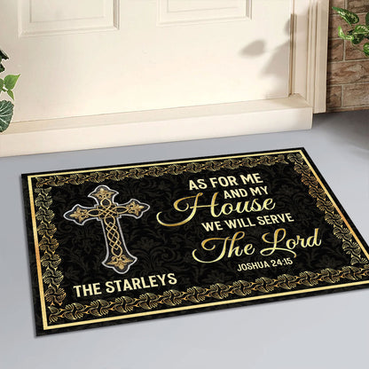 Bible Verse - Christian Faith Doormat - Personalized Home Decor