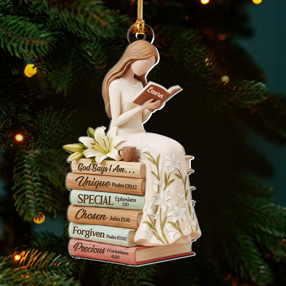 Faithful Reflections - Personalized Acrylic Ornament GOJS10306