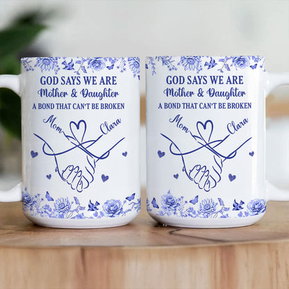 God Says We Are - Personalized Ceramic Coffee Mug