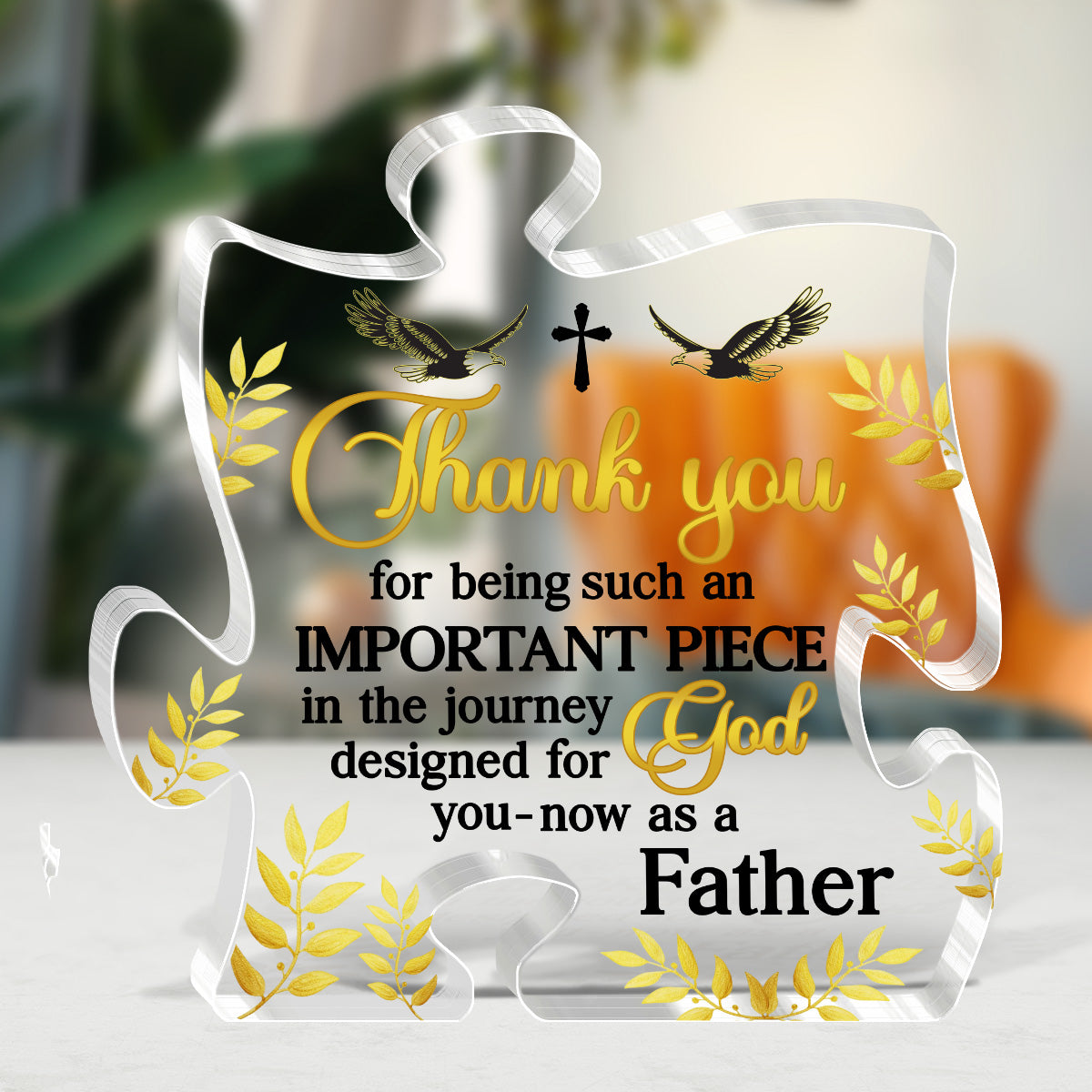 Thank You For Being Such An Important Piece - Personalized Acrylic Plaque GAPJS10263