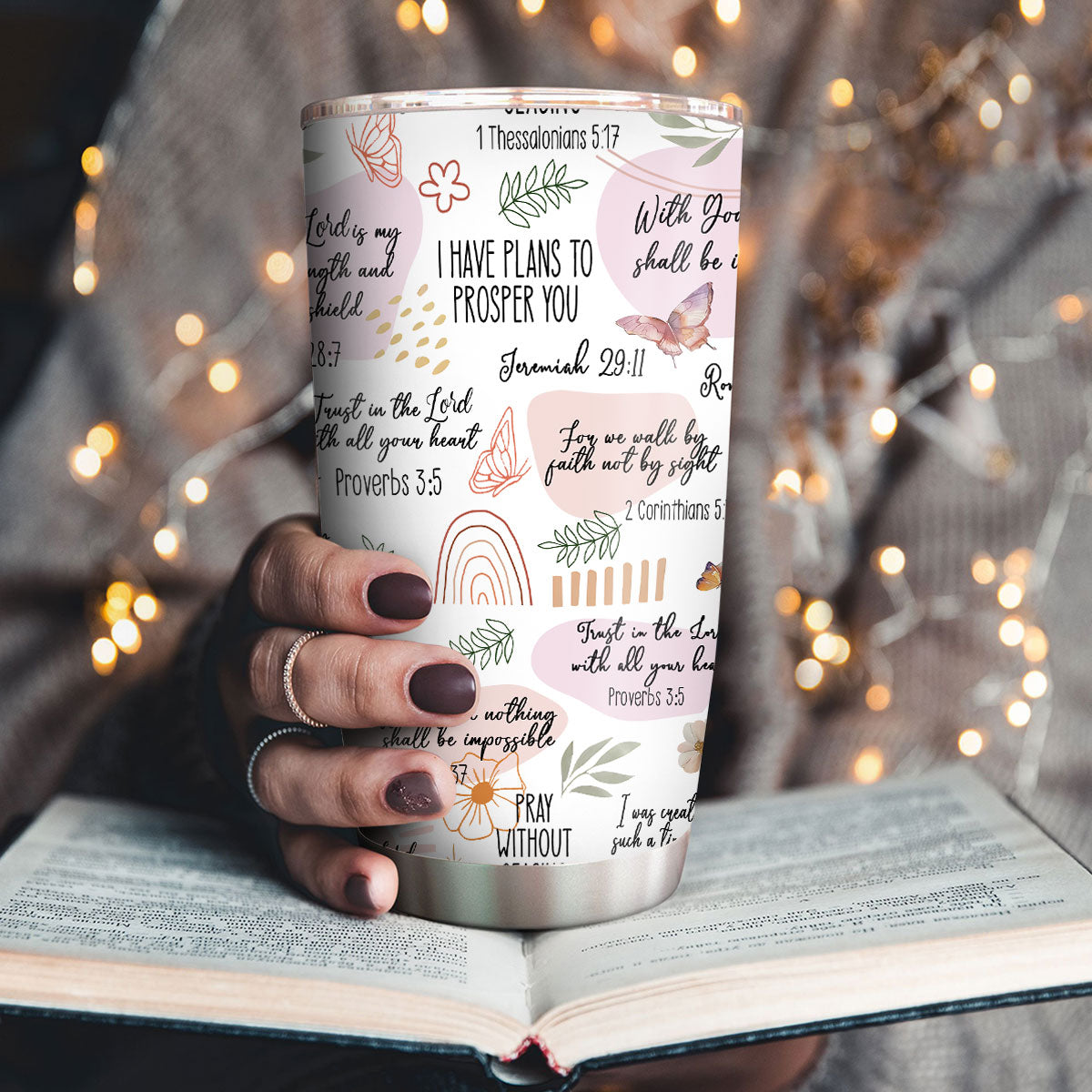 Faith Affirmation - Personalized Stainless Steel Tumbler