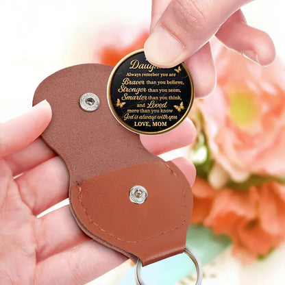 To My Daughter Loved More Than You Know - Personalized Pocket Hug Keepsake