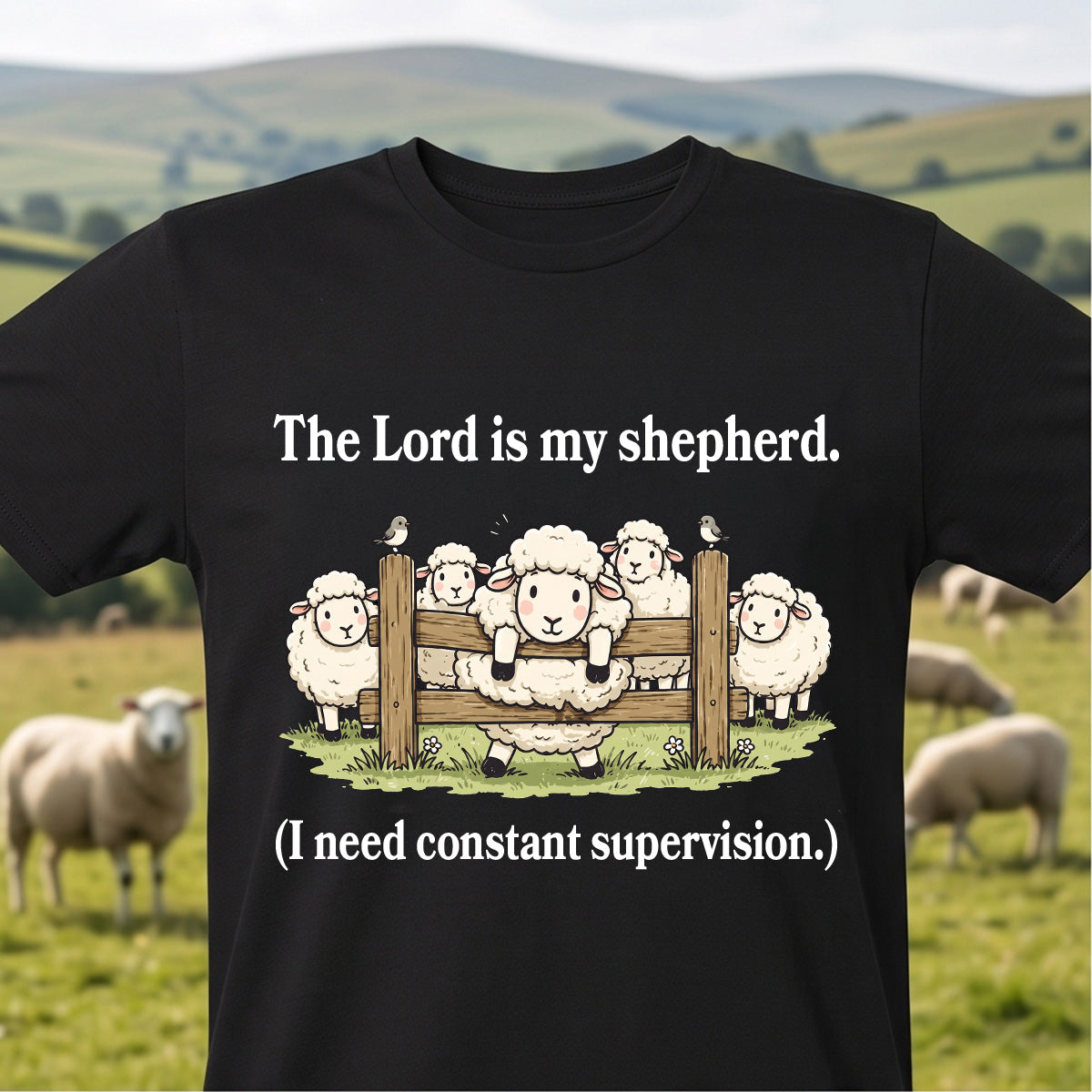 Psalm 23:1 - Unisex T-shirt GMJSTS200011